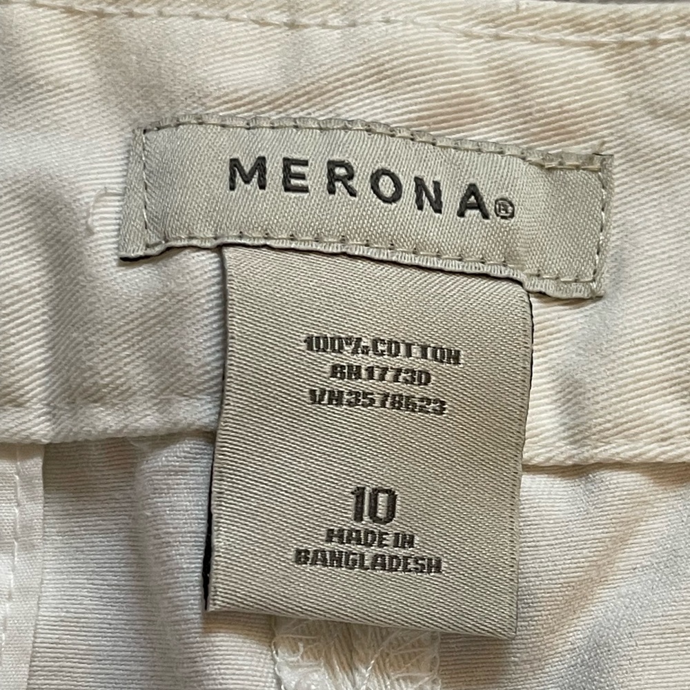 Merona White Shorts Cotton Blend - Picture 9 of 9